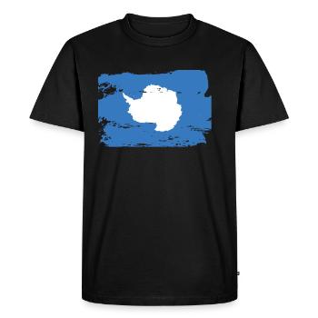 Official Antarctica Flag Antarctican Country - Men's Premium Organic T-Shirt - black - Front - Nico (187cm)