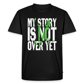 Je soutiens la sensibilisation à la santé mentale - T-shirt Premium bio Homme - noir - Devant - Nico (187cm)