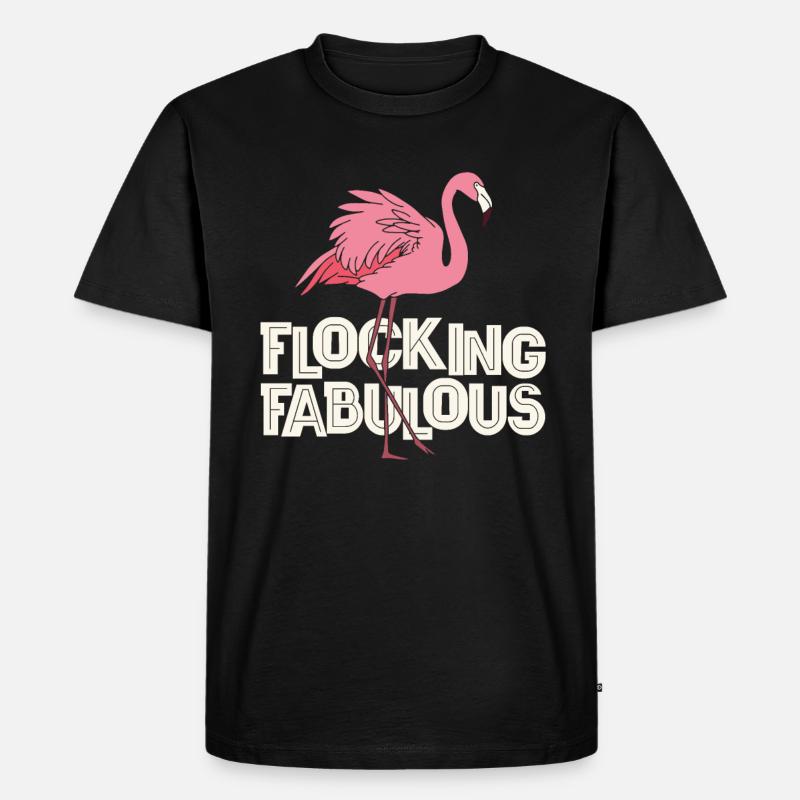 Beflockung fabelhaft - Männer Premium Bio T-Shirt - Schwarz