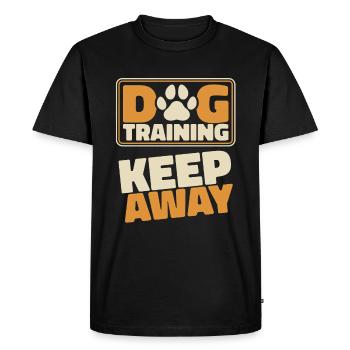 Dresseur de chiens Dresseur de chiens - T-shirt Premium bio Homme - noir - Devant - Nico (187cm)