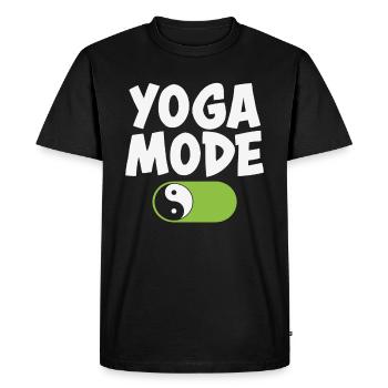 Yoga Mode Yoga Citations - T-shirt Premium bio Homme - noir - Devant - Nico (187cm)