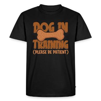 Dresseur de chiens Dresseur de chiens - T-shirt Premium bio Homme - noir - Devant - Nico (187cm)