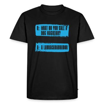 Dresseur de chiens Dresseur de chiens - T-shirt Premium bio Homme - noir - Devant - Nico (187cm)