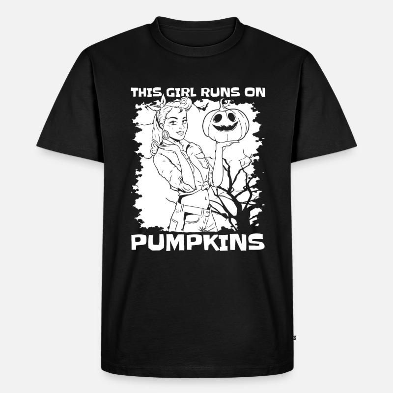 Halloween - Männer Premium Bio T-Shirt - Schwarz