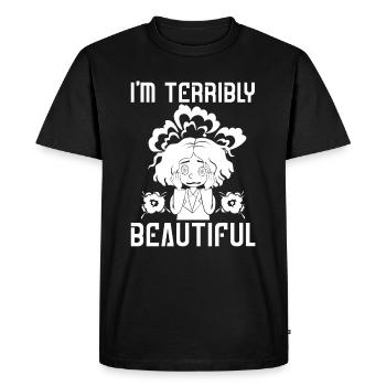Physics Phyiker Niedlich Nuclear Physics - Men's Premium Organic T-Shirt - black - Front - Nico (187cm)