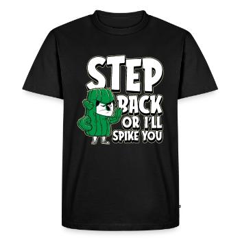 Cactus Jardin Cactus - T-shirt Premium bio Homme - noir - Devant - Nico (187cm)