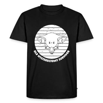 Hysterectomy uterus - Men's Premium Organic T-Shirt - black - Front - Nico (187cm)