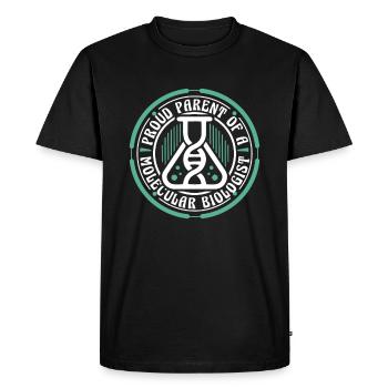 Biologiste Biologiste Parent Biologiste moléculaire - T-shirt Premium bio Homme - noir - Devant - Nico (187cm)