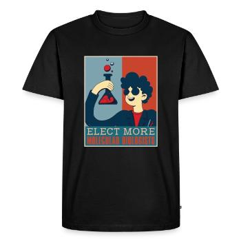 Biology Biologist Lustig Molecular Biologist - Men's Premium Organic T-Shirt - black - Front - Nico (187cm)