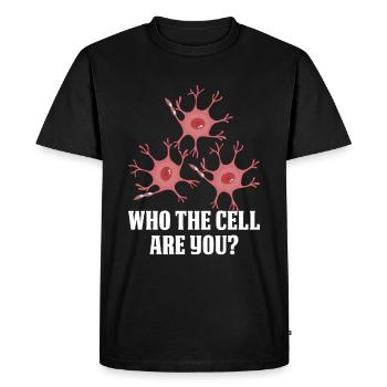 Biology Biologist Cell Molecular Biologist - Men's Premium Organic T-Shirt - black - Front - Nico (187cm)