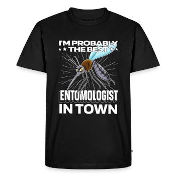 Entomology Entomologist Insect Mosquito - Men's Premium Organic T-Shirt - black - Front - Nico (187cm)