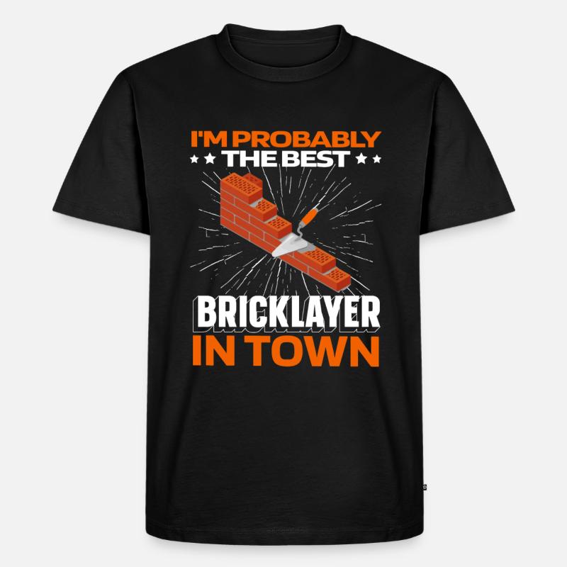 Masonry brick - Men's Premium Organic T-Shirt - black