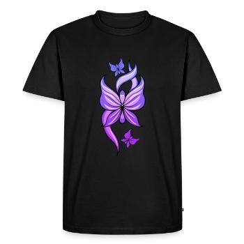 Fibromyalgie Rhumatisme coloré - T-shirt Premium bio Homme - noir - Devant - Nico (187cm)