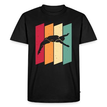 Diving Divers - Men's Premium Organic T-Shirt - black - Front - Nico (187cm)