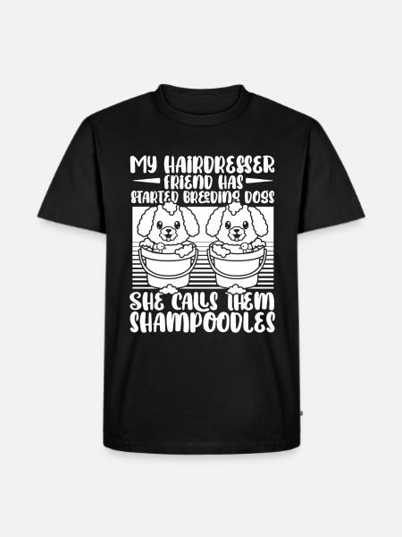Coiffeur Coiffeur Chiens - T-shirt Premium bio Homme - noir