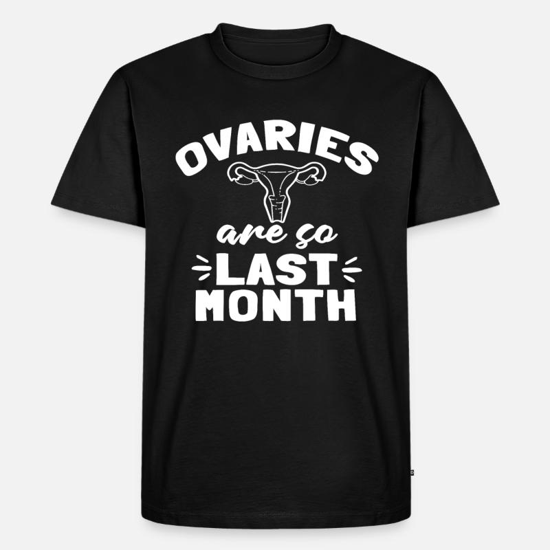 Hysterektomie - Männer Premium Bio T-Shirt - Schwarz