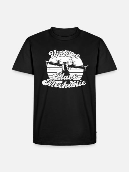 Mécanicien d’aéronefs - T-shirt Premium bio Homme - noir