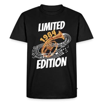 Tenor Tenorhorn Barithorn 1984 Birthday - Men's Premium Organic T-Shirt - black - Front - Nico (187cm)