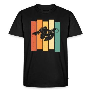 Diving Divers - Men's Premium Organic T-Shirt - black - Front - Nico (187cm)