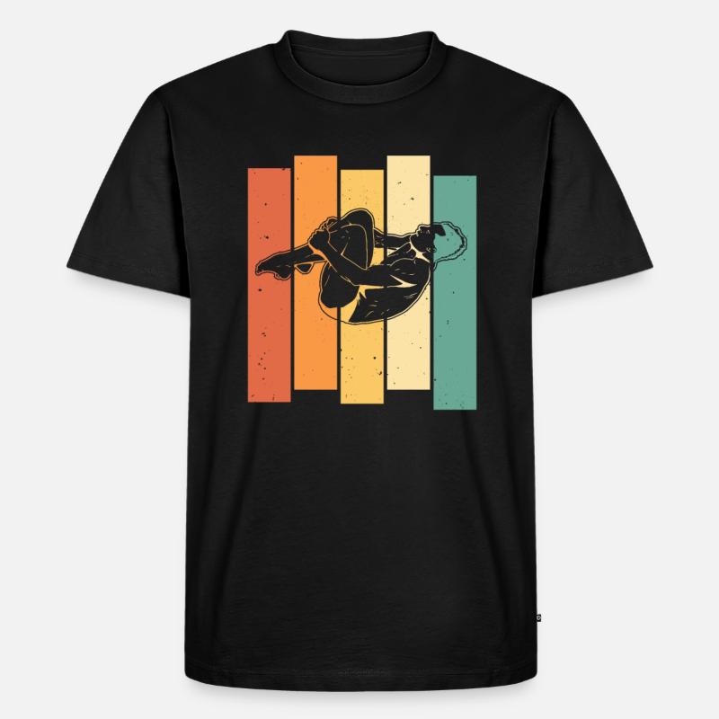 Turmspringen Turmspringer - Männer Premium Bio T-Shirt - Schwarz