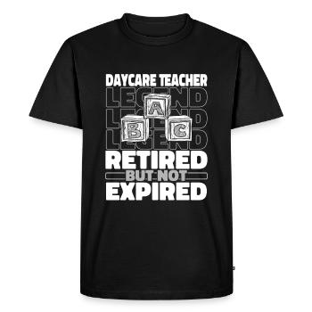 Enseignante maternelle Assistante maternelle - T-shirt Premium bio Homme - noir - Devant - Nico (187cm)