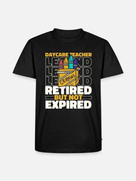 Kindergarten teacher Childminder - Men's Premium Organic T-Shirt - black