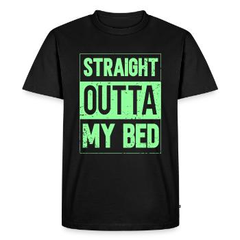Développeur Coder Programmeur Drôle - T-shirt Premium bio Homme - noir - Devant - Nico (187cm)