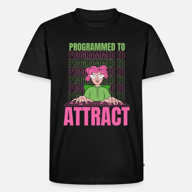 Développeur Coder Programmeur Drôle - T-shirt Premium bio Homme - noir