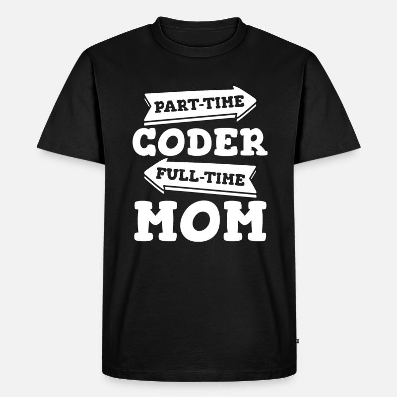 Développeur Coder Programmeur Mama - T-shirt Premium bio Homme - noir