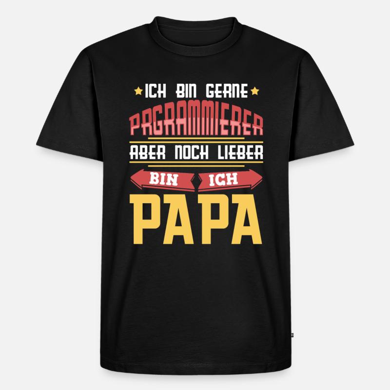 Entwickler Coder Programmierer - Männer Premium Bio T-Shirt - Schwarz