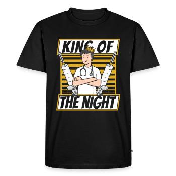 Nurse syringes - Men's Premium Organic T-Shirt - black - Front - Nico (187cm)
