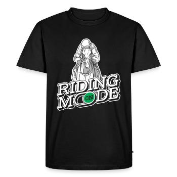 Horse Equestrian Sport Endurance Riding - Men's Premium Organic T-Shirt - black - Front - Nico (187cm)
