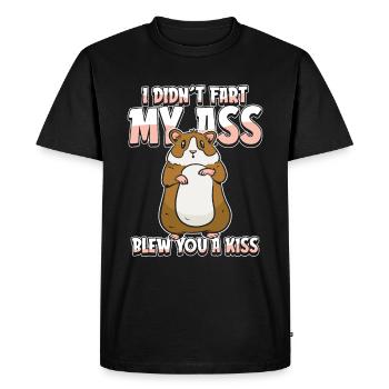 Guinea Pig Guinea Pig Humor - Men's Premium Organic T-Shirt - black - Front - Nico (187cm)