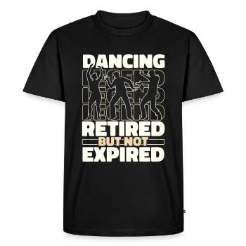 Danser Danseurs à la retraite - T-shirt Premium bio Homme - noir - Devant - Nico (187cm)