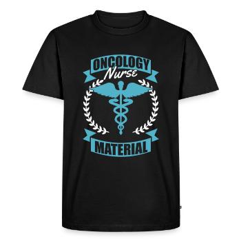 Symbole de l’infirmière - T-shirt Premium bio Homme - noir - Devant - Nico (187cm)