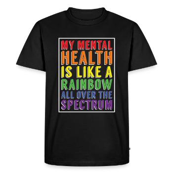 Psychologie Psychologue Bunt - T-shirt Premium bio Homme - noir - Devant - Nico (187cm)