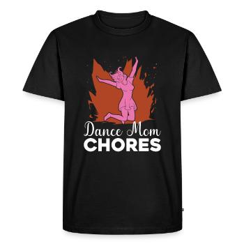 Maman Mère Devoir agaçant Danse Mère - T-shirt Premium bio Homme - noir - Devant - Nico (187cm)