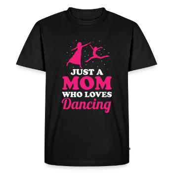 Maman Mère Danse Mère - T-shirt Premium bio Homme - noir - Devant - Nico (187cm)