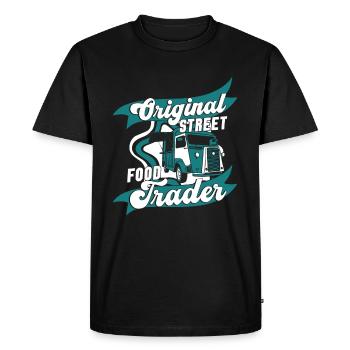 Camions de cuisine de rue - T-shirt Premium bio Homme - noir - Devant - Nico (187cm)