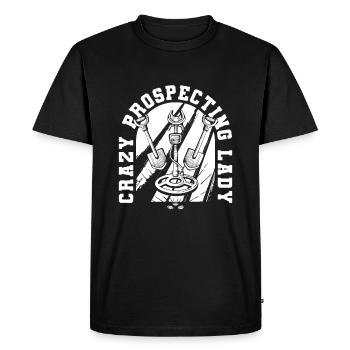 Prospectors Digging Treasure Lady - Men's Premium Organic T-Shirt - black - Front - Nico (187cm)