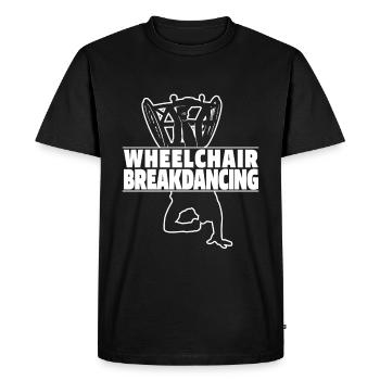 Breakdance Breakdancer Breakdance Fauteuil roulant - T-shirt Premium bio Homme - noir - Devant - Nico (187cm)