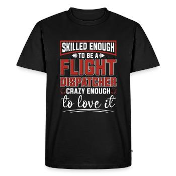 Vol du centre de contrôle des appels d’urgence - T-shirt Premium bio Homme - noir - Devant - Nico (187cm)