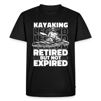 Kayaker pensioners - Men's Premium Organic T-Shirt - black - Front - Nico (187cm)