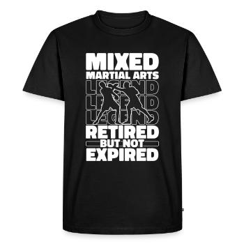 Retired Mixed Martial Arts - Men's Premium Organic T-Shirt - black - Front - Nico (187cm)