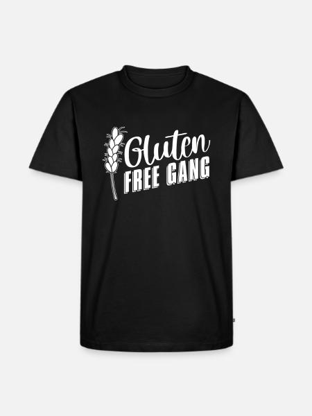 Gluten-free aisle - Men's Premium Organic T-Shirt - black