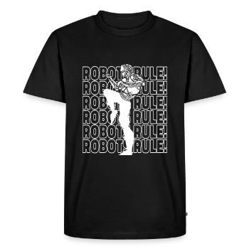 Robotique Ai Robot - T-shirt Premium bio Homme - noir - Devant - Nico (187cm)