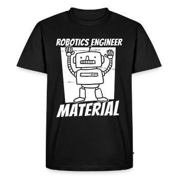 Robotique Ai Robot - T-shirt Premium bio Homme - noir - Devant - Nico (187cm)