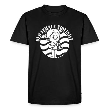 Violon Alto - T-shirt Premium bio Homme - noir - Devant - Nico (187cm)