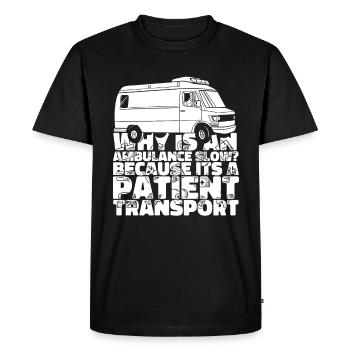 Emergency call control center Operations Center Ambulance - Men's Premium Organic T-Shirt - black - Front - Nico (187cm)