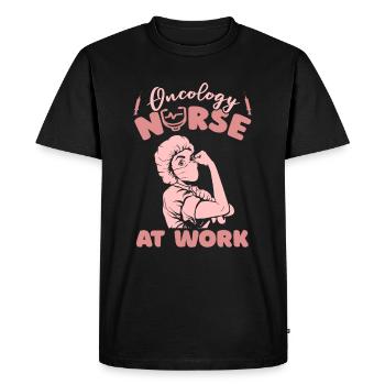 Nurse Lustig - Men's Premium Organic T-Shirt - black - Front - Nico (187cm)